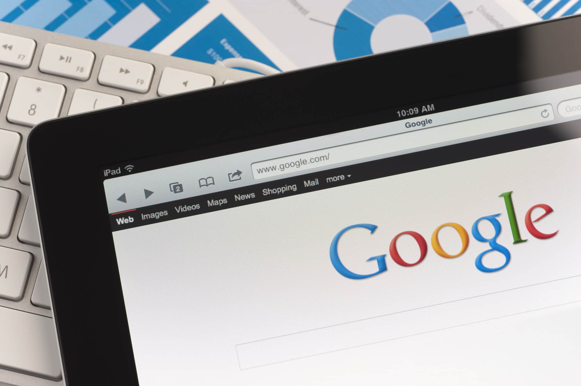 Google home page.
