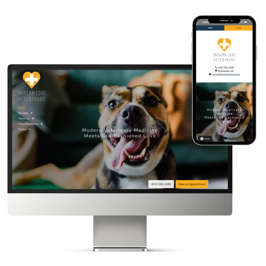 Modern Love Veterinary's website.